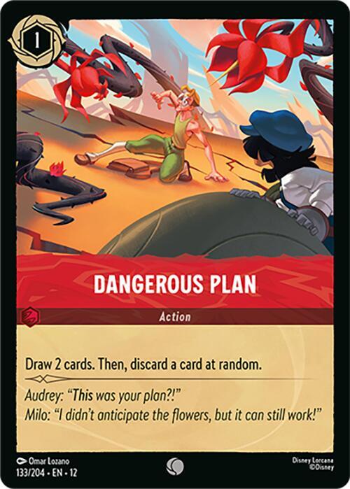 Dangerous Plan 133/204 card from Wilds Unknown