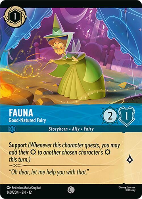 Fauna - Good-Natured Fairy (Foil) 140/204 card from Wilds Unknown