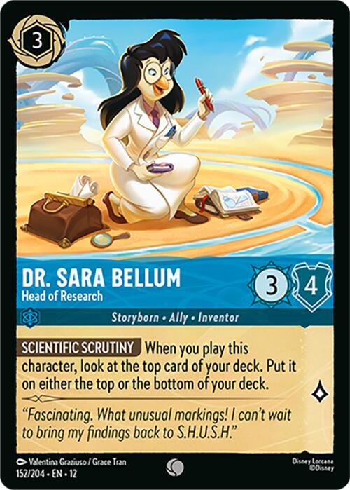 Dr. Sara Bellum - Head of Research 152/204 card from Wilds Unknown