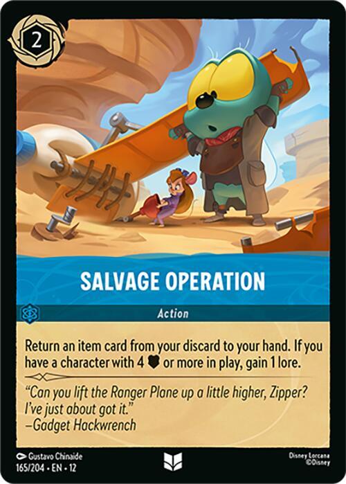 Salvage Operation 165/204 card from Wilds Unknown