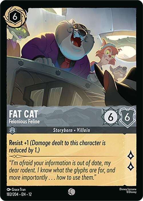 Fat Cat - Felonious Feline 182/204 card from Wilds Unknown