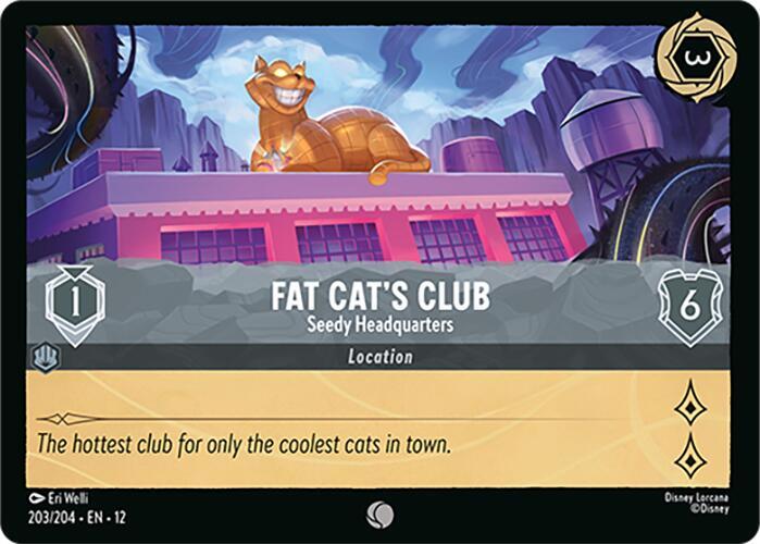 Fat Cat's Club - Seedy Headquarters 203/204 card from Wilds Unknown