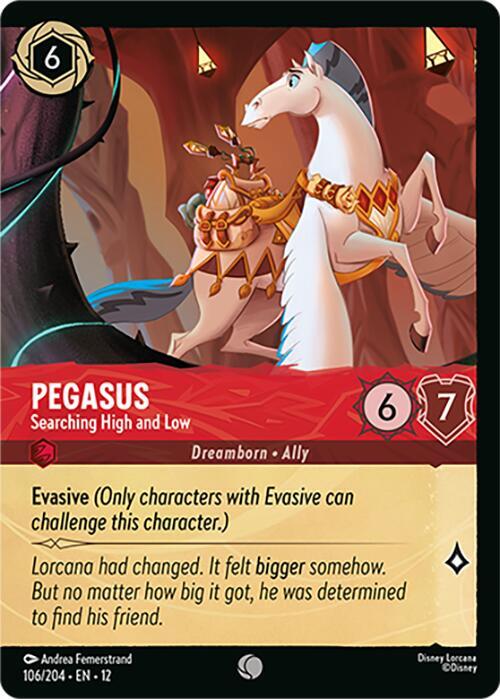 Pegasus - Searching High and Low (Foil) 106/204 card from Wilds Unknown