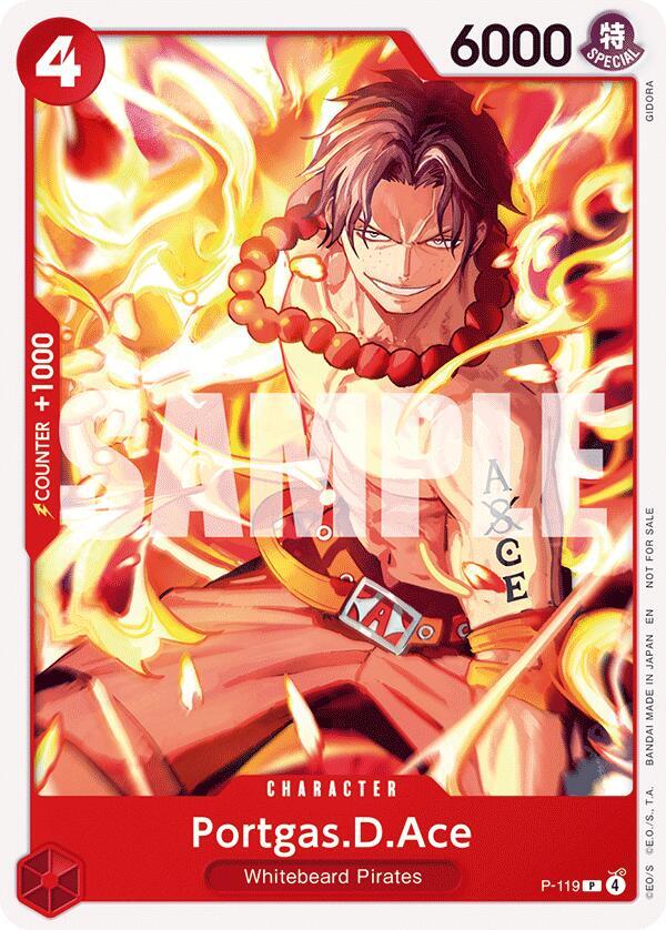 Portgas.D.Ace (Pirates Party 2026 Vol. 1) P-119 card from One Piece Promotion Cards
