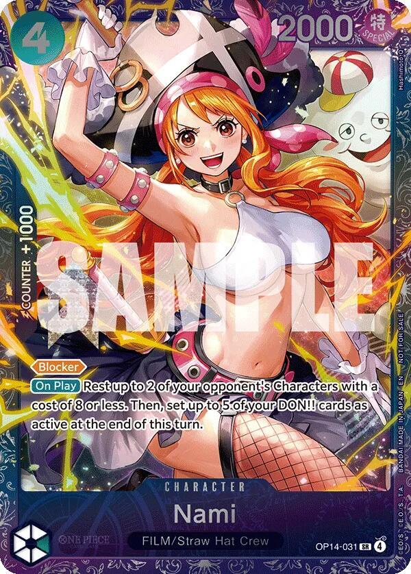 Nami (Treasure Cup May 2026) OP14-031 card from One Piece Promotion Cards