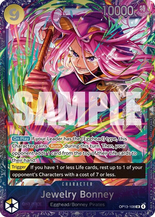 Jewelry Bonney (Treasure Cup May 2026) OP13-108 card from One Piece Promotion Cards