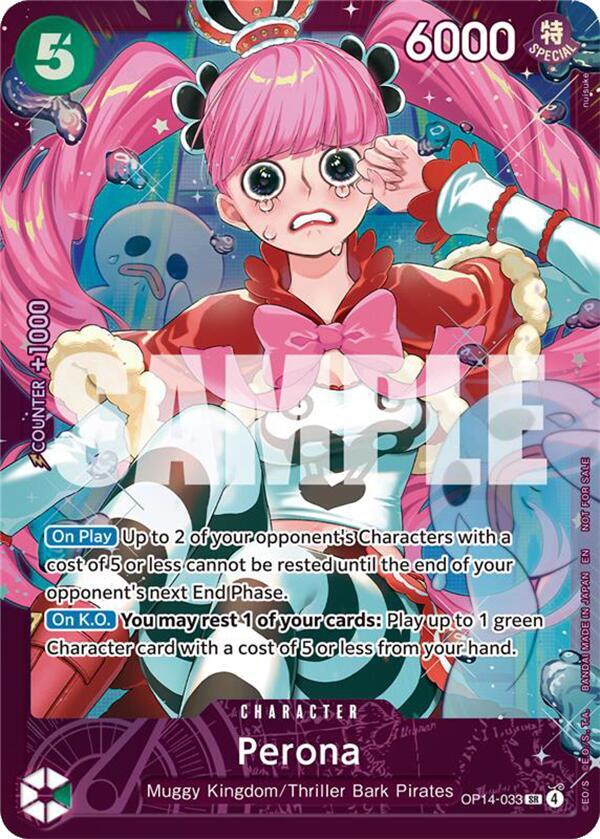 Perona (Extra Grand Battle for Stores 2026) OP14-033 card from One Piece Promotion Cards