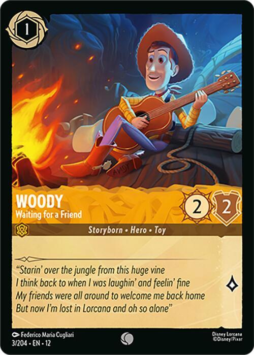 Woody - Waiting for a Friend 3/204 card from Wilds Unknown