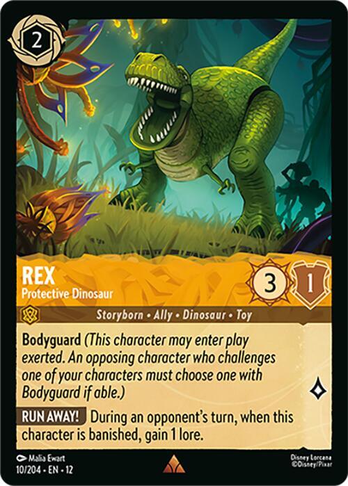 Rex - Protective Dinosaur 10/204 card from Wilds Unknown