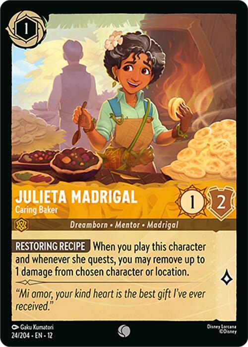Julieta Madrigal - Caring Baker 24/204 card from Wilds Unknown