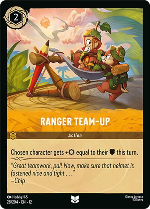 Ranger Team-Up 28/204 card from Wilds Unknown