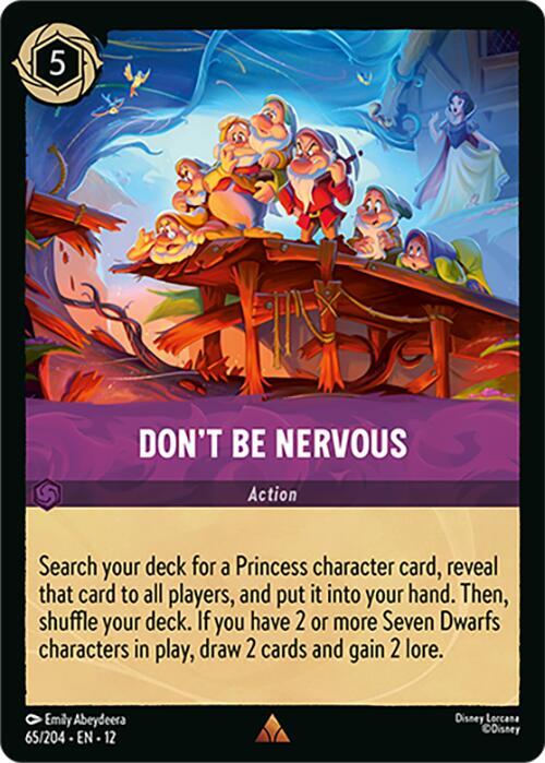 Don't Be Nervous 65/204 card from Wilds Unknown