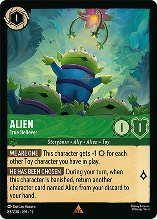Alien - True Believer 83/204 card from Wilds Unknown
