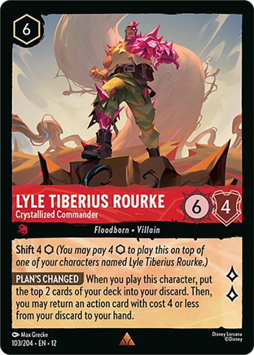 Lyle Tiberius Rourke - Crystallized Commander 103/204 card from Wilds Unknown