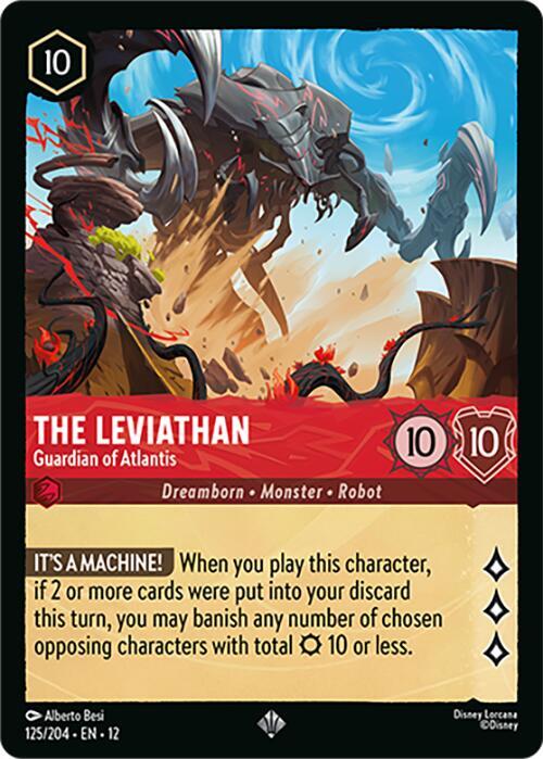 The Leviathan - Guardian of Atlantis 125/204 card from Wilds Unknown