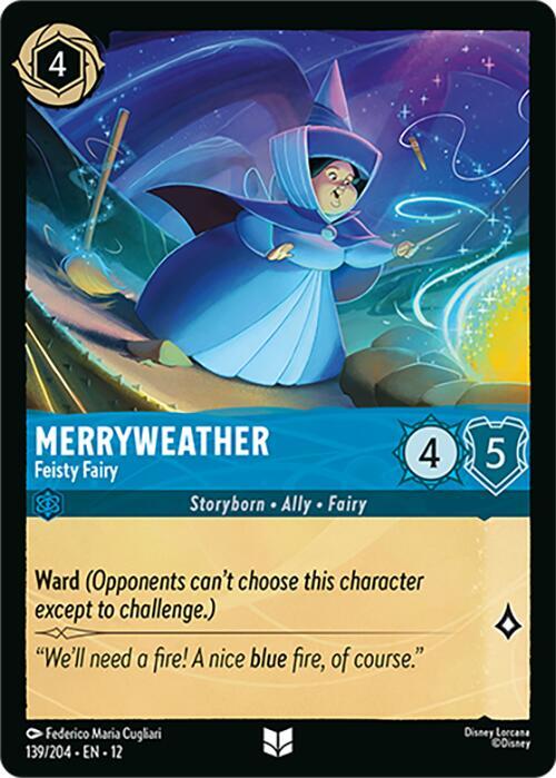 Merryweather - Feisty Fairy 139/204 card from Wilds Unknown