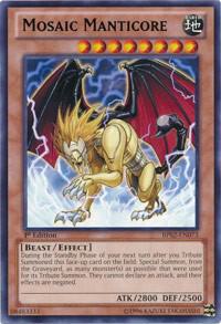 Mosaic Manticore BP02-EN073 card from Battle Pack 2: War of the Giants