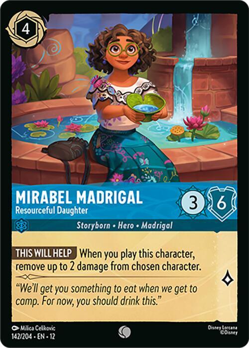 Mirabel Madrigal - Resourceful Daughter 142/204 card from Wilds Unknown