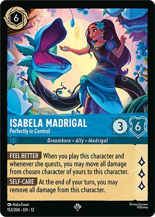 Isabela Madrigal - Perfectly in Control 153/204 card from Wilds Unknown