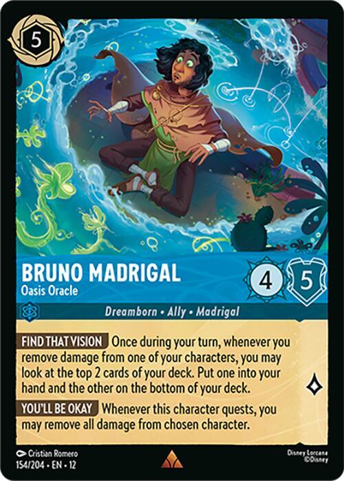 Bruno Madrigal - Oasis Oracle 154/204 card from Wilds Unknown
