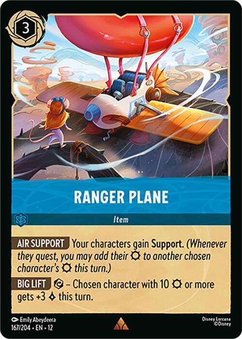 Ranger Plane 167/204 card from Wilds Unknown