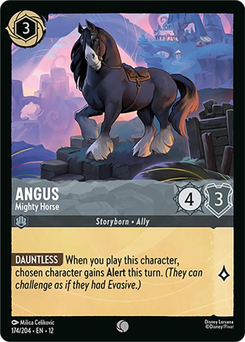 Angus - Mighty Horse 174/204 card from Wilds Unknown