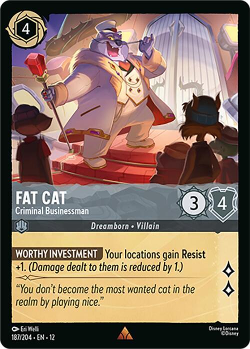 Fat Cat - Criminal Businessman 187/204 card from Wilds Unknown