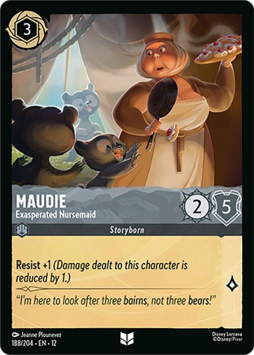 Maudie - Exasperated Nursemaid 188/204 card from Wilds Unknown