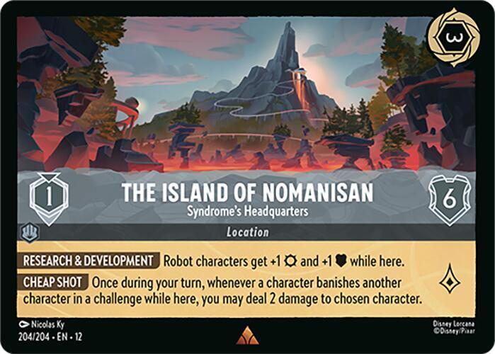 The Island of Nomanisan - Syndrome's Headquarters 204/204 card from Wilds Unknown