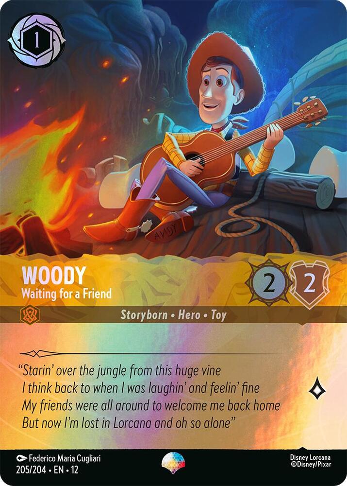 Woody - Waiting for a Friend (Epic) 205/204 card from Wilds Unknown
