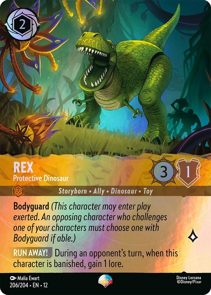 Rex - Protective Dinosaur (Epic) 206/204 card from Wilds Unknown