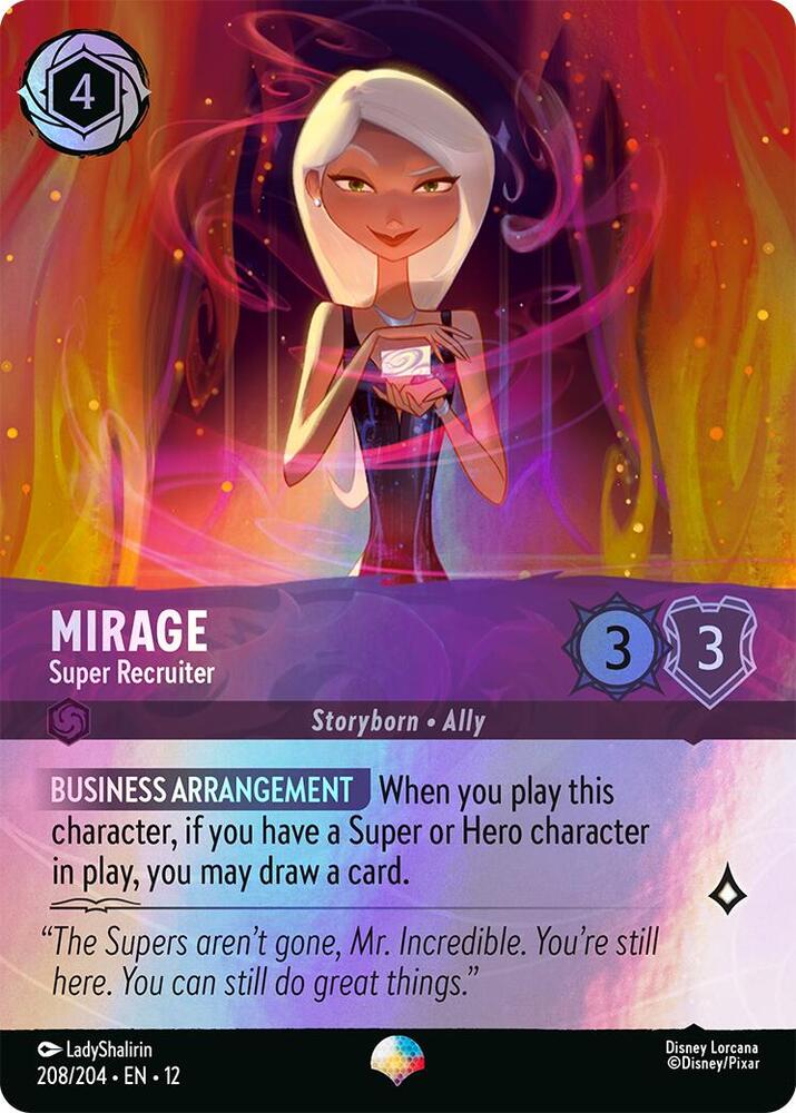 Mirage - Super Recruiter (Epic) 208/204 card from Wilds Unknown