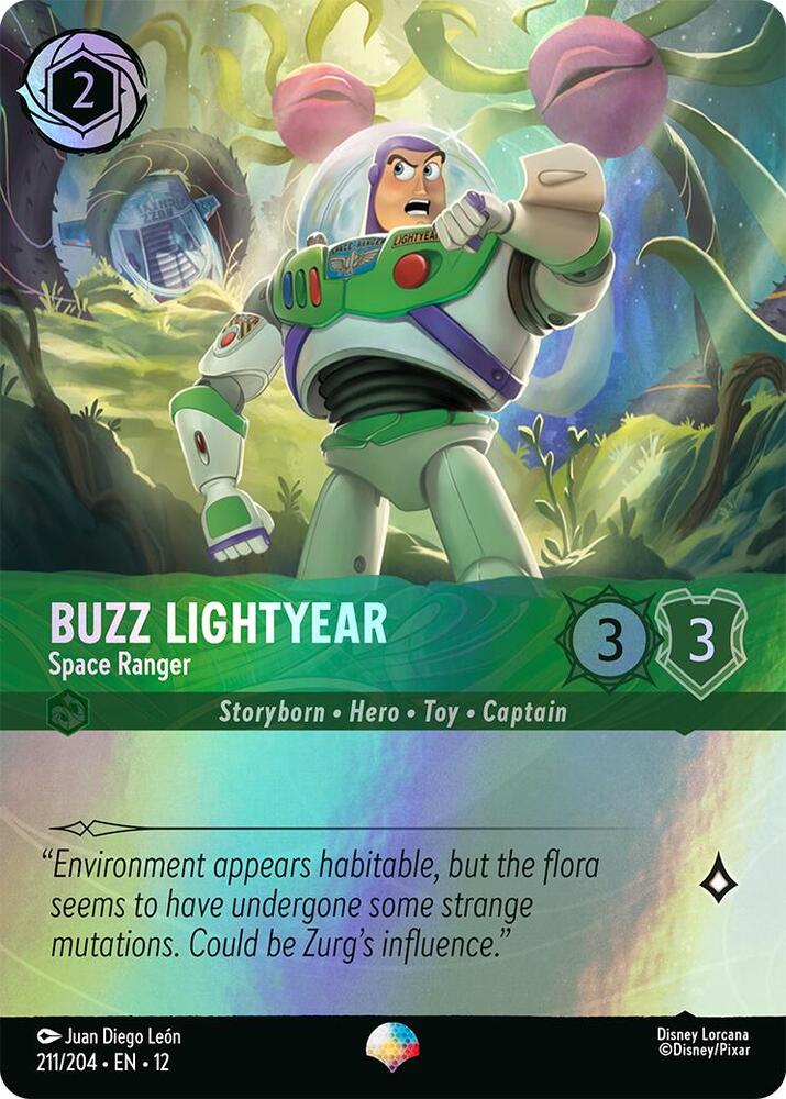 Buzz Lightyear - Space Ranger (Epic) 211/204 card from Wilds Unknown