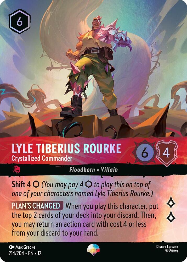 Lyle Tiberius Rourke - Crystallized Commander (Epic) 214/204 card from Wilds Unknown