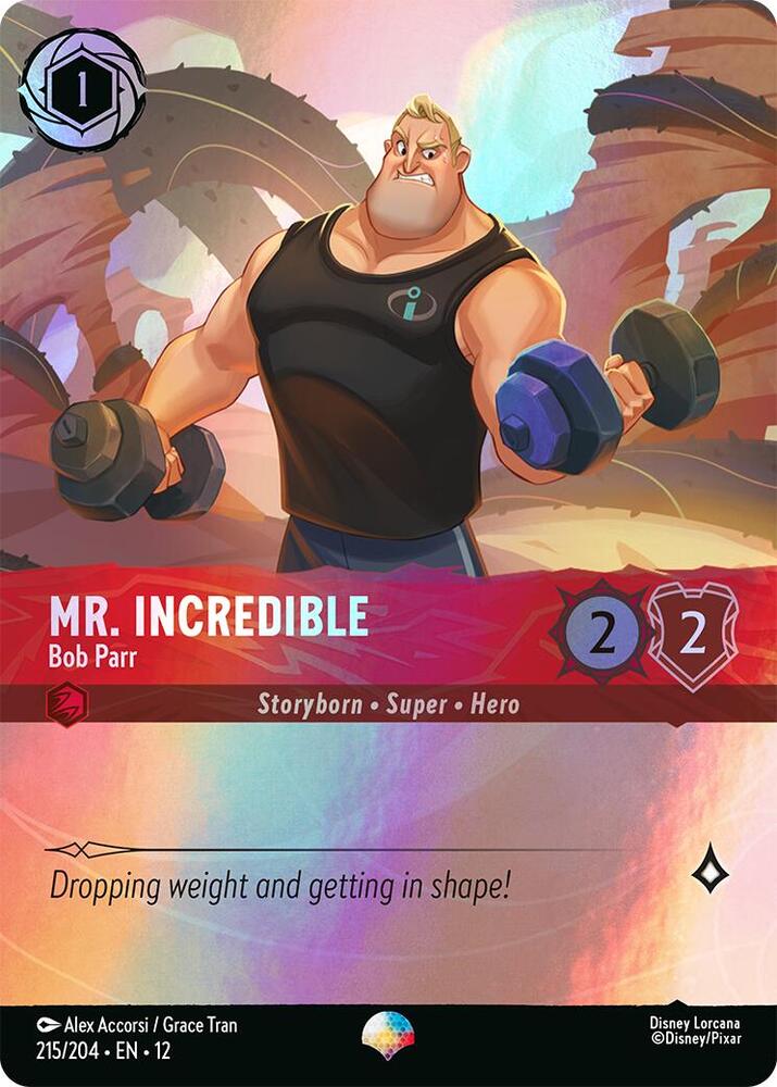 Mr. Incredible - Bob Parr (Epic) 215/204 card from Wilds Unknown