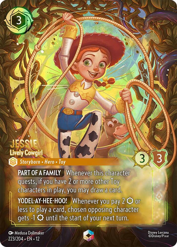 Jessie - Lively Cowgirl (Enchanted) 223/204 card from Wilds Unknown