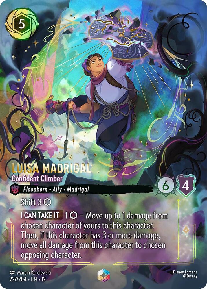 Luisa Madrigal - Confident Climber (Enchanted) 227/204 card from Wilds Unknown