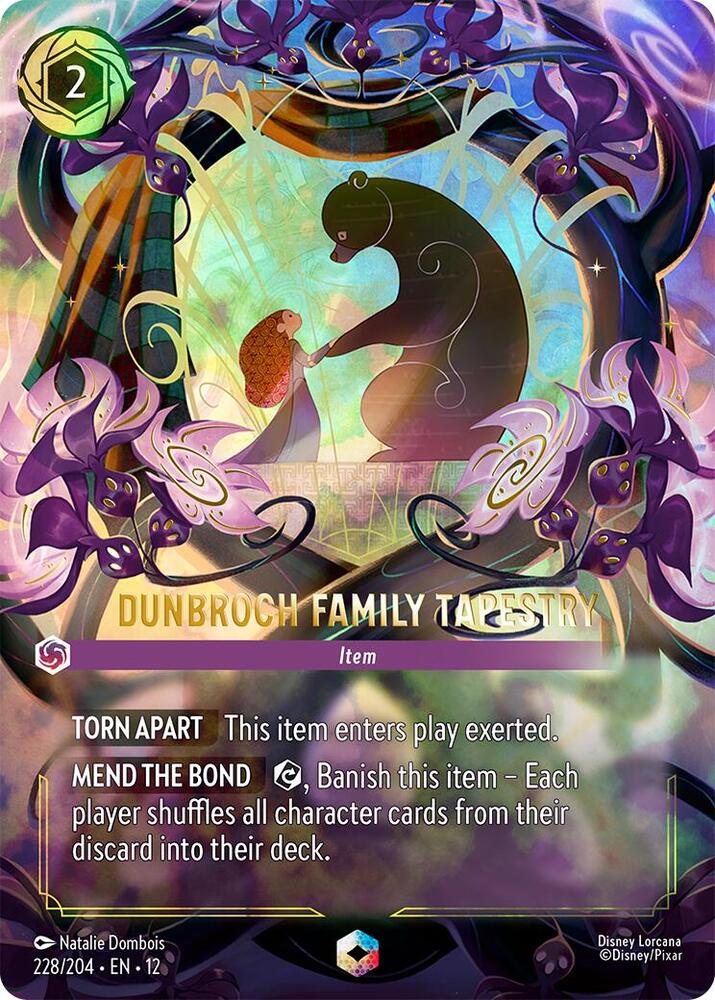 DunBroch Family Tapestry (Enchanted) 228/204 card from Wilds Unknown