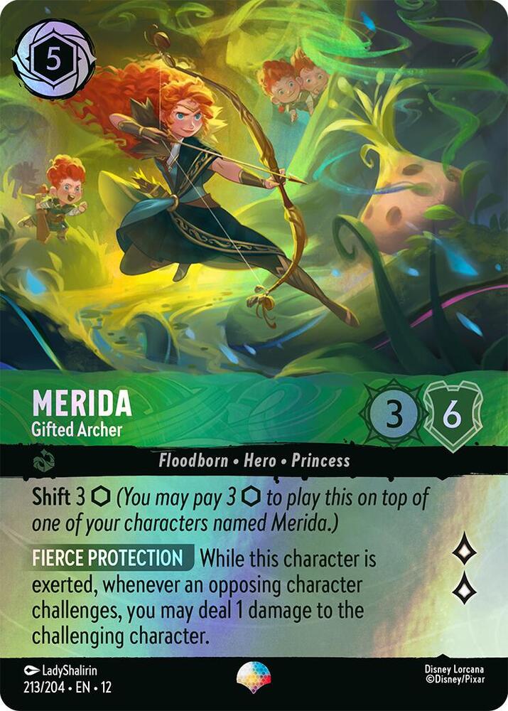 Merida - Gifted Archer (Epic) 213/204 card from Wilds Unknown