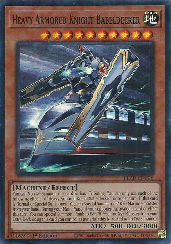 Heavy Armored Knight Babeldecker BLZD-EN006 card from Blazing Dominion