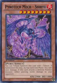 Pyrotech Mech - Shiryu BP02-EN122 card from Battle Pack 2: War of the Giants
