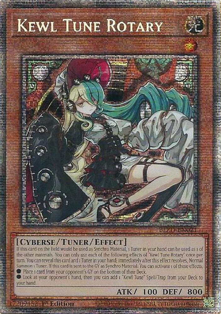 Kewl Tune Rotary (Starlight Rare) BLZD-EN021 card from Blazing Dominion