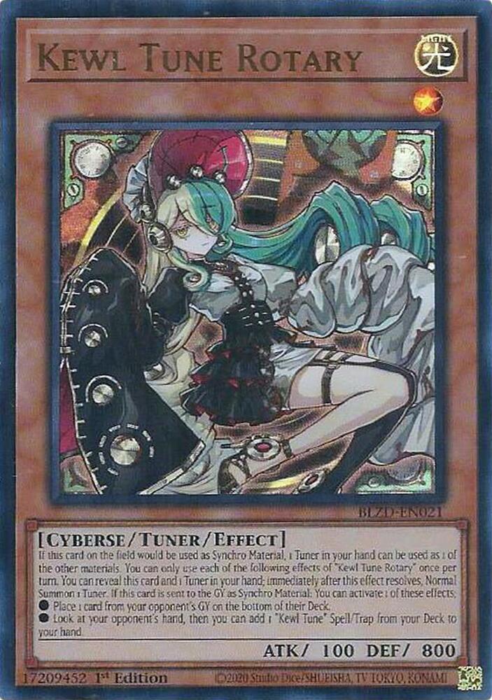 Kewl Tune Rotary BLZD-EN021 card from Blazing Dominion