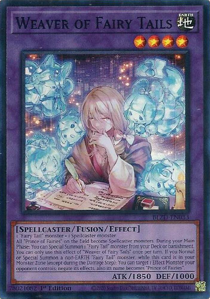 Weaver of Fairy Tails BLZD-EN033 card from Blazing Dominion