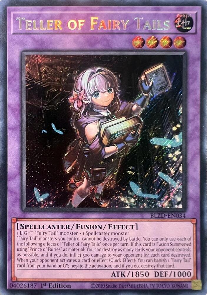 Teller of Fairy Tails BLZD-EN034 card from Blazing Dominion