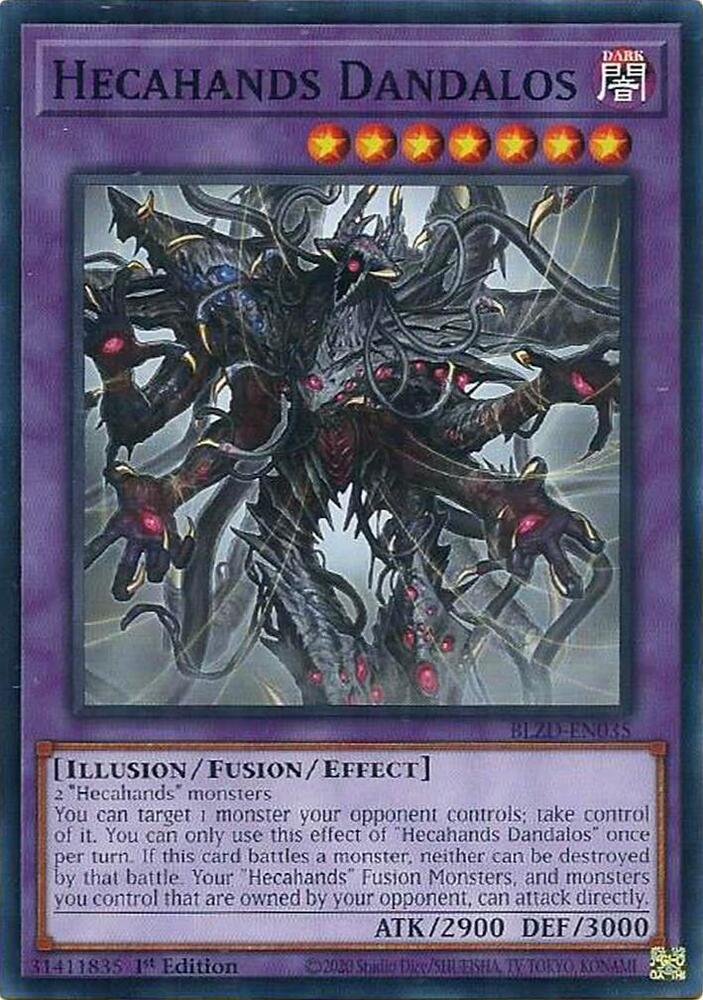 Hecahands Dandalos BLZD-EN035 card from Blazing Dominion