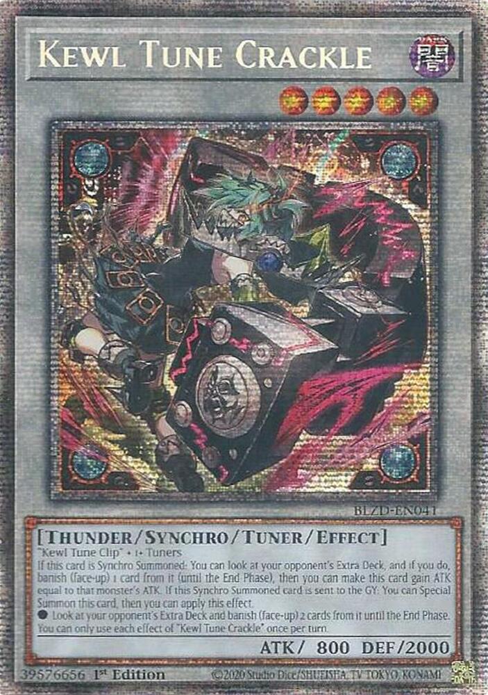 Kewl Tune Crackle (Starlight Rare) BLZD-EN041 card from Blazing Dominion