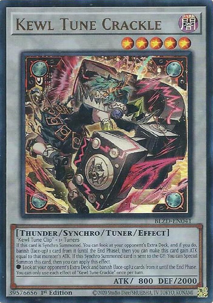 Kewl Tune Crackle BLZD-EN041 card from Blazing Dominion