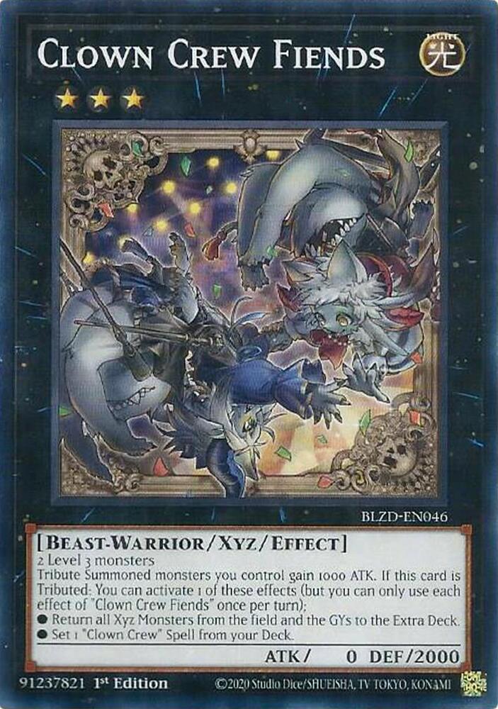 Clown Crew Fiends BLZD-EN046 card from Blazing Dominion