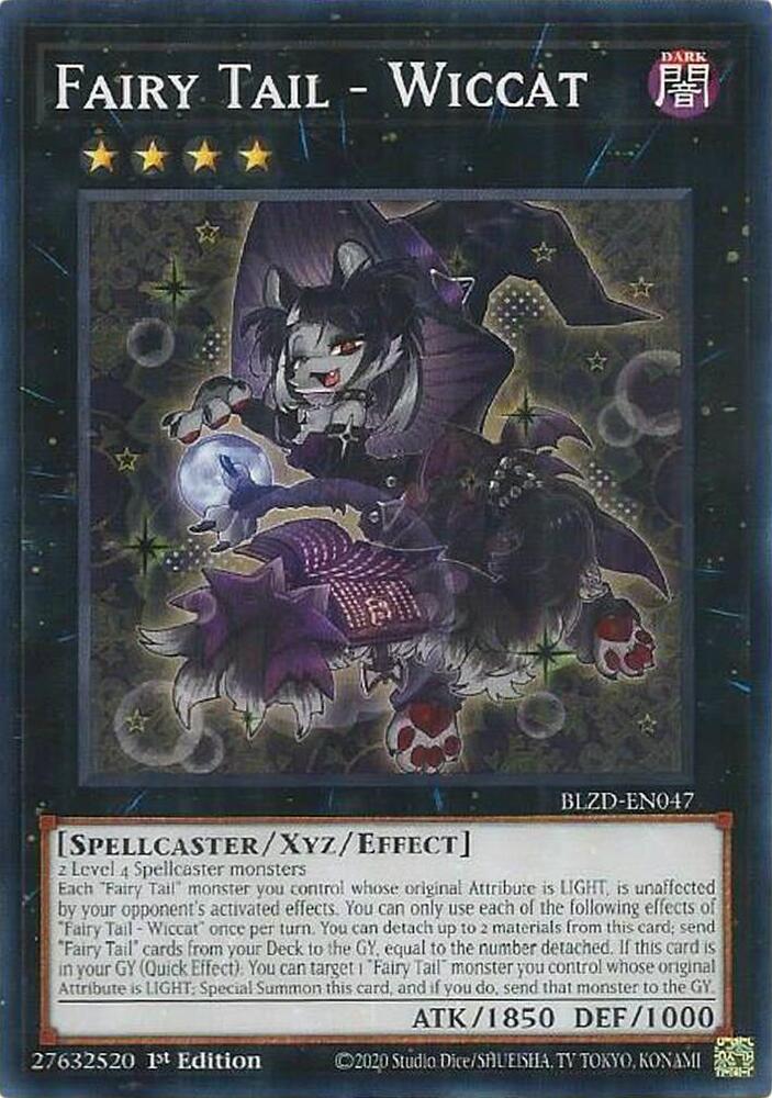 Fairy Tail - Wiccat BLZD-EN047 card from Blazing Dominion